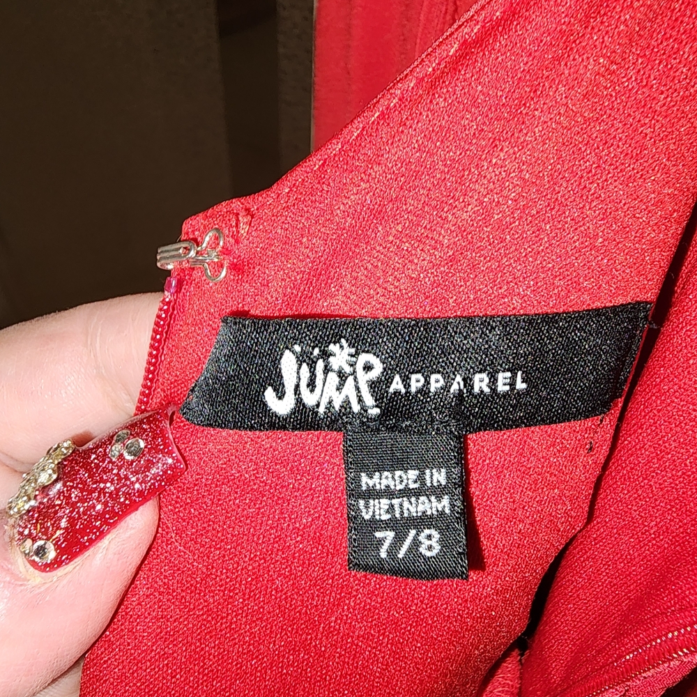 Jump Red Backless Dress - Picture 4 of 5